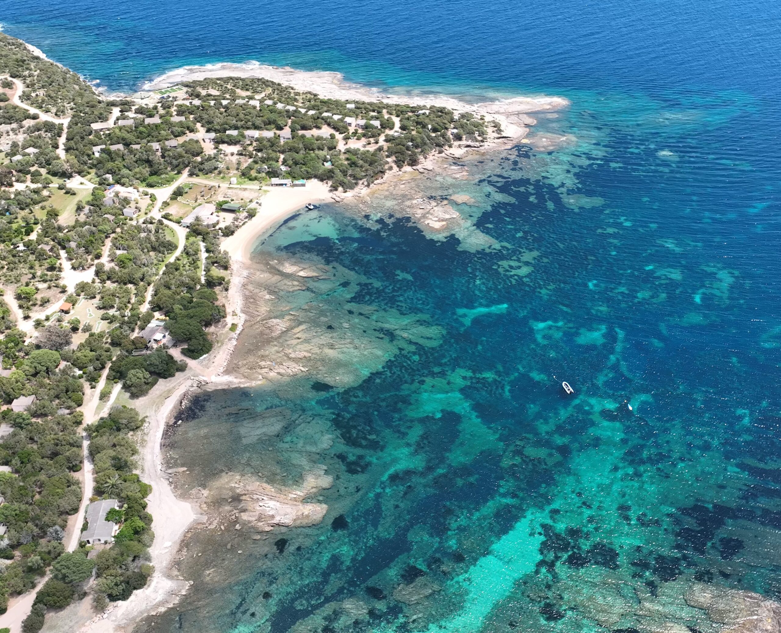 La pointe de la Chiappa vu du ciel